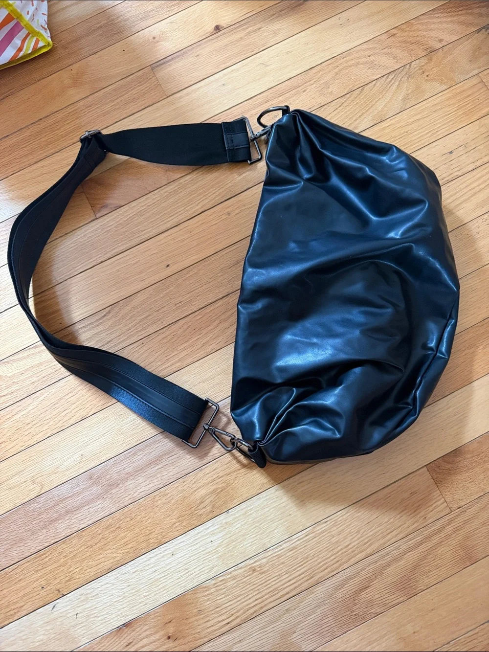 HAUTE SHORE Black Crossbody Shoulder Bag
